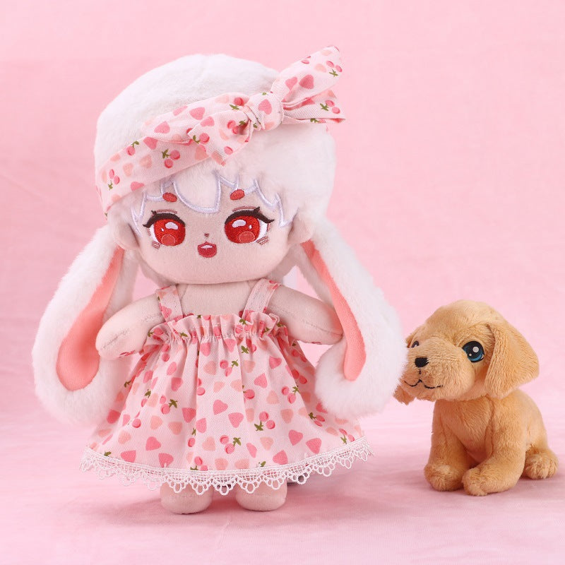 20 cm Cotton Doll Rabbit Ears Plush Toy Super Star Doll