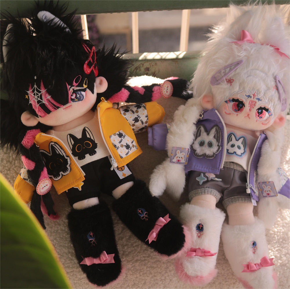 30 cm Washed Rabbit Hair Long Legs Cotton Doll Dream Rabbit Mia Furui Body