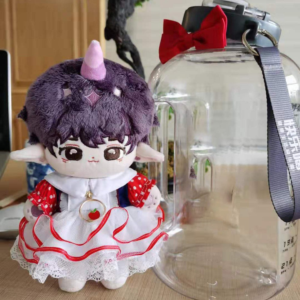 20 cm with Skull Humanoid Doll Cute Version Super Star Doll Cotton Doll Stock Magic Horse Nude Doll