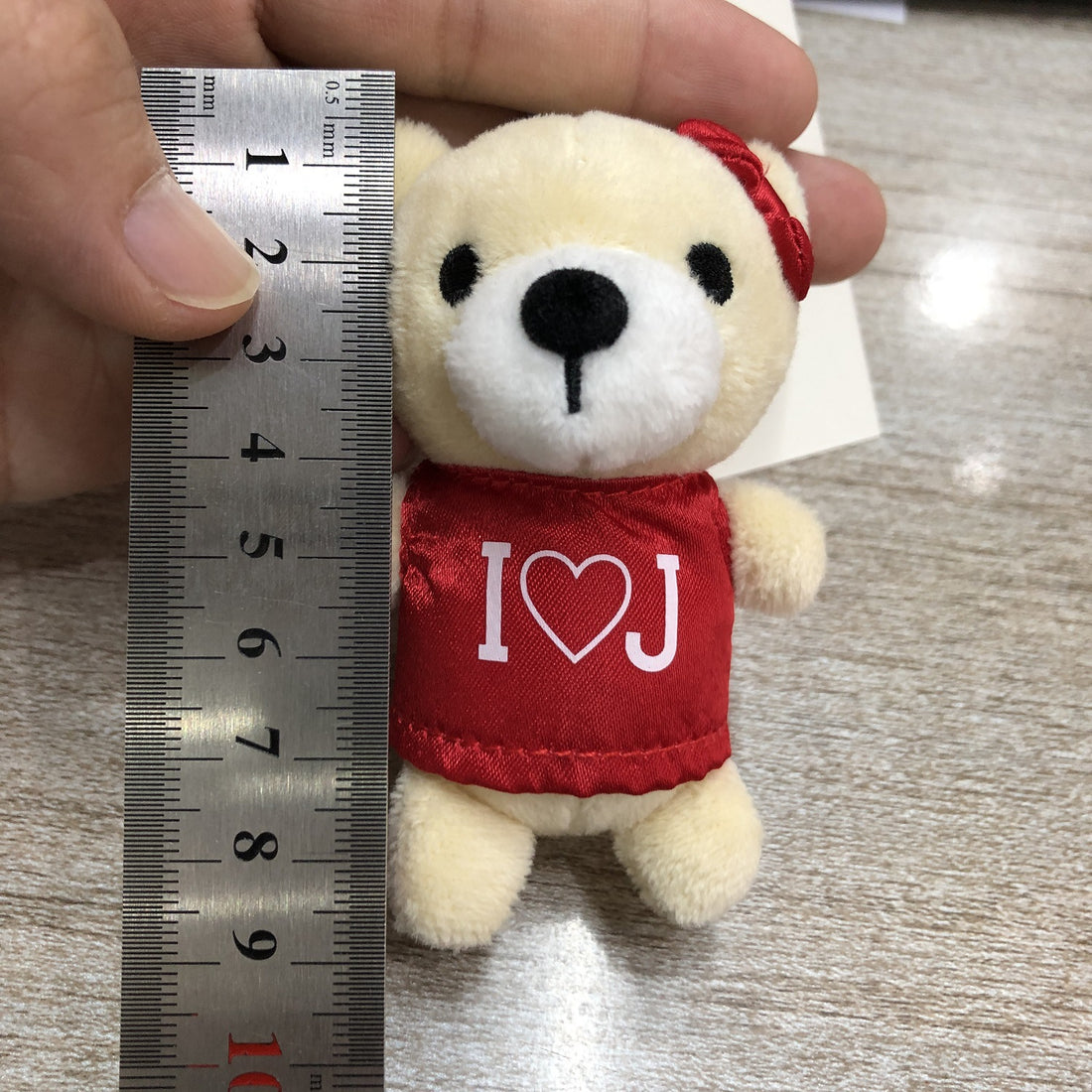 8cm Bear Type Key Ring Ornaments Cotton Doll Rabbit Fur XINGX Doll Ornaments Birthday Present Gift In Stock