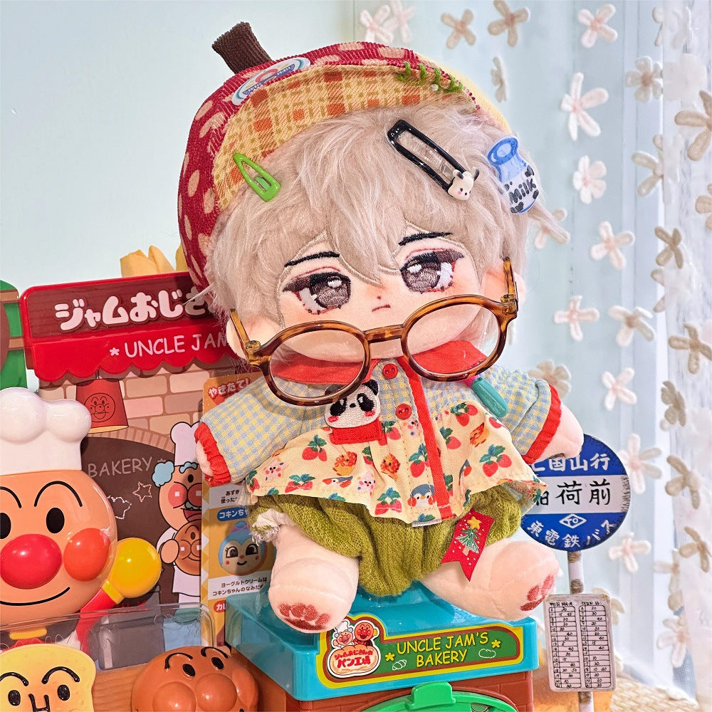 20 cm Cotton Doll Washed Rabbit Fur Male Baby Mocha Cute Version Star Doll In Stock