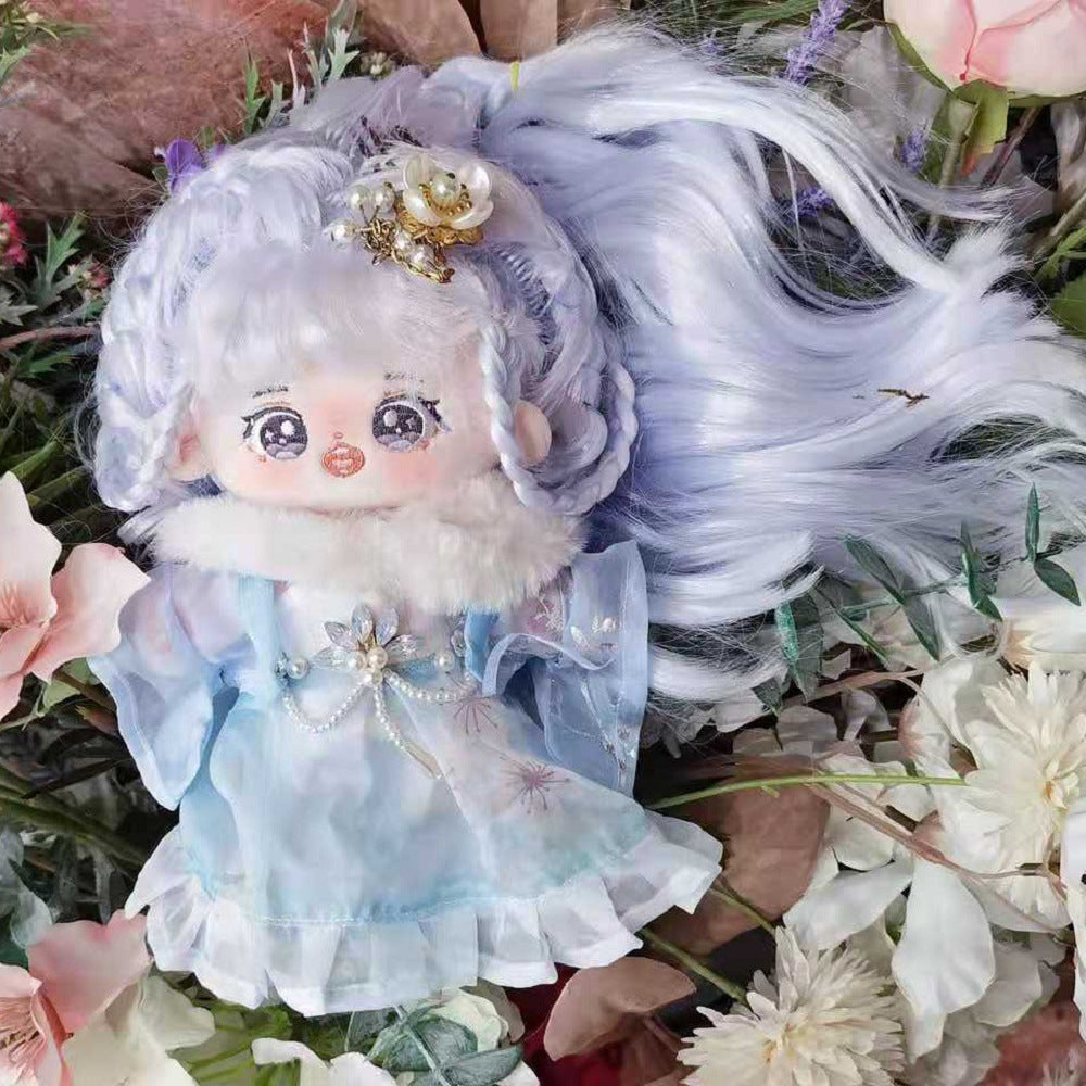 Cotton Doll Customized Deposit Synthetic Fiber Hair Plush Doll Cute Version Super Star Doll  Sample Cost